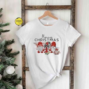 Merry Christmas Gnomies Shirt, Christmas Gnomes T-shirt, Christmas Family Shirt, Funny Gnomes Shirt, Christmas Gift, Holiday Gift
