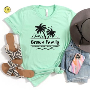 Custom Family Vacation Tee: Personalized Beach Trip Shirt