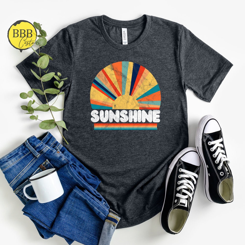 Hiking Shirt, Camping Shirt, You Are My Sunshine,Retro Sunshine Shirt, Womens Shirt, Hello Sunshine Shirt, Travel Shirt, Retro Shirt Teefashion