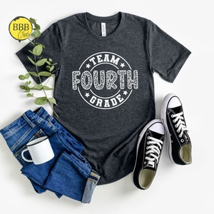 Fourth Grade Team Shirt, Leopard Print Fourth Grade Shirt, Fourth Grade Teacher Shirt, 4th Grade Shirt, Fourth Grade Shirt, 4th Grade Squad