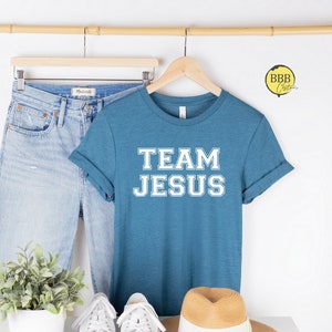 Team Jesus Shirt: Christian Faith Graphic Tee