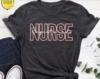 Registered Nurse T-Shirt: RN Grad Tee, Nurse Week Gift