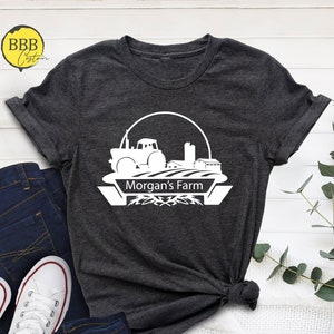 Custom Farmer Shirt, Family Custom Shirt, Personalized Farmer Gift, Support Farmer Tee, Agriculture Shirt, Farm Life Shirt, Gift For Farmer