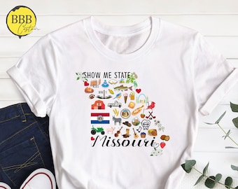 Missouri State Shirt, Missouri Map Shirt, Home State Shirt, Missouri Lover Shirt, Missouri Gift, Missouri Souvenir, Missouri Favourite Shirt