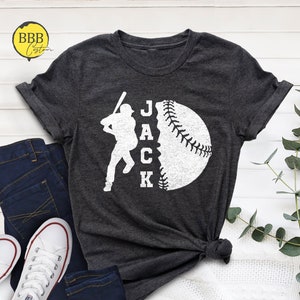 Custom Name Baseball Shirt: Baseball Mom, Player Gift