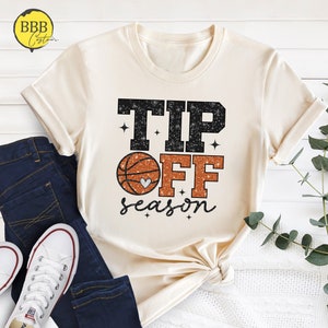 Tip Off Season T-Shirt: Trendy Basketball Lover Tee