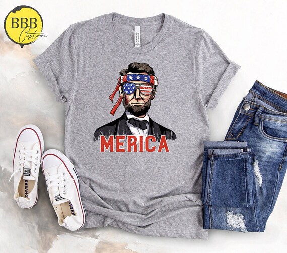 Abraham Lincoln Merica Shirt Abraham 