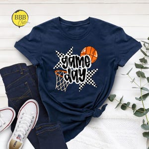 Game Day Basketball Shirt, Basketball Lover Tee, Basketball Gift, College Basketball Shirt, Sports Lover Tee, Sports Mom Shirt, Game Day Tee