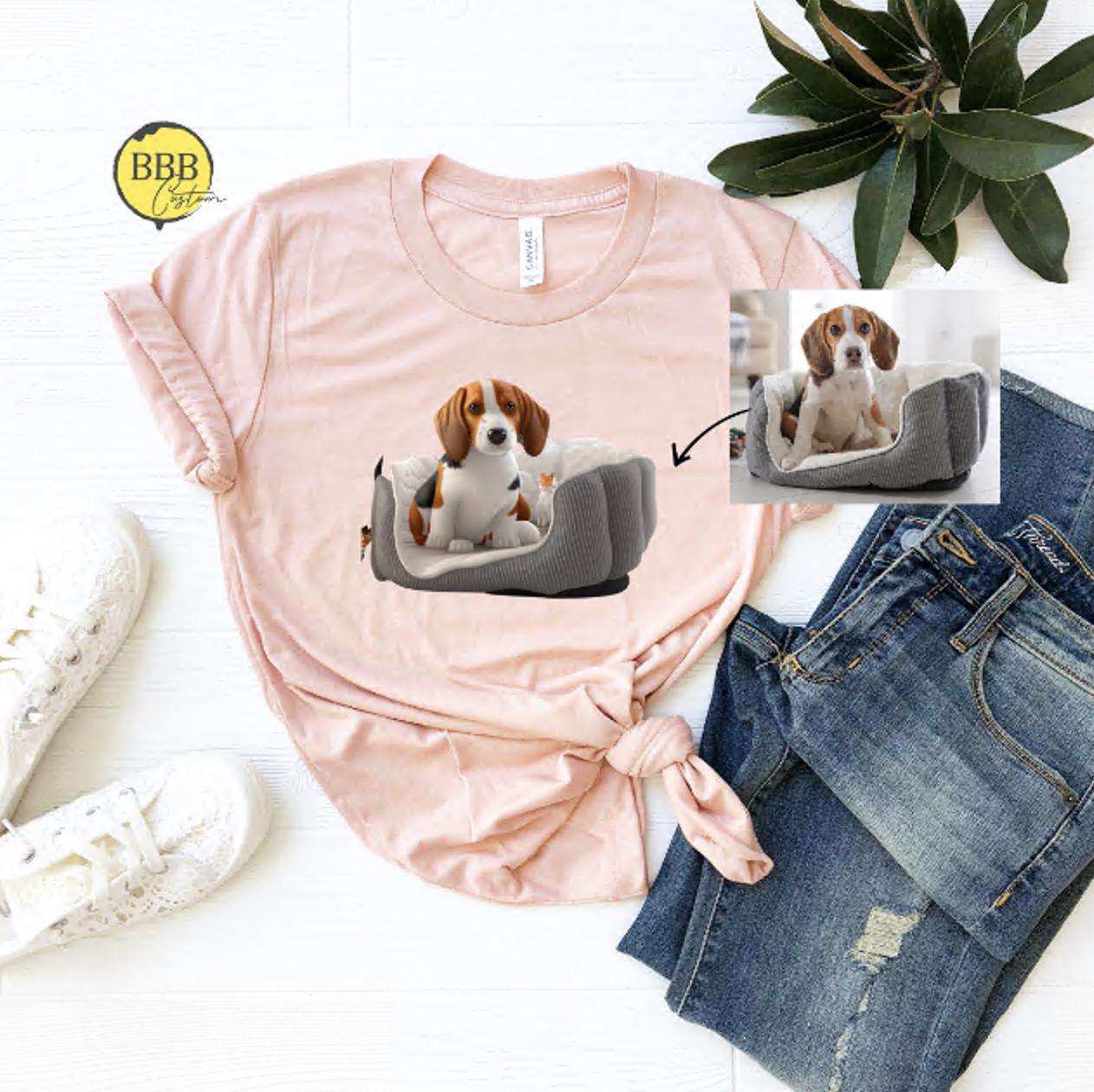 thumbnail image 2 of Best Dog Dad Ever - Vintage Dog Daddy - Retro Doggy Father T-Shirt 2 of 7