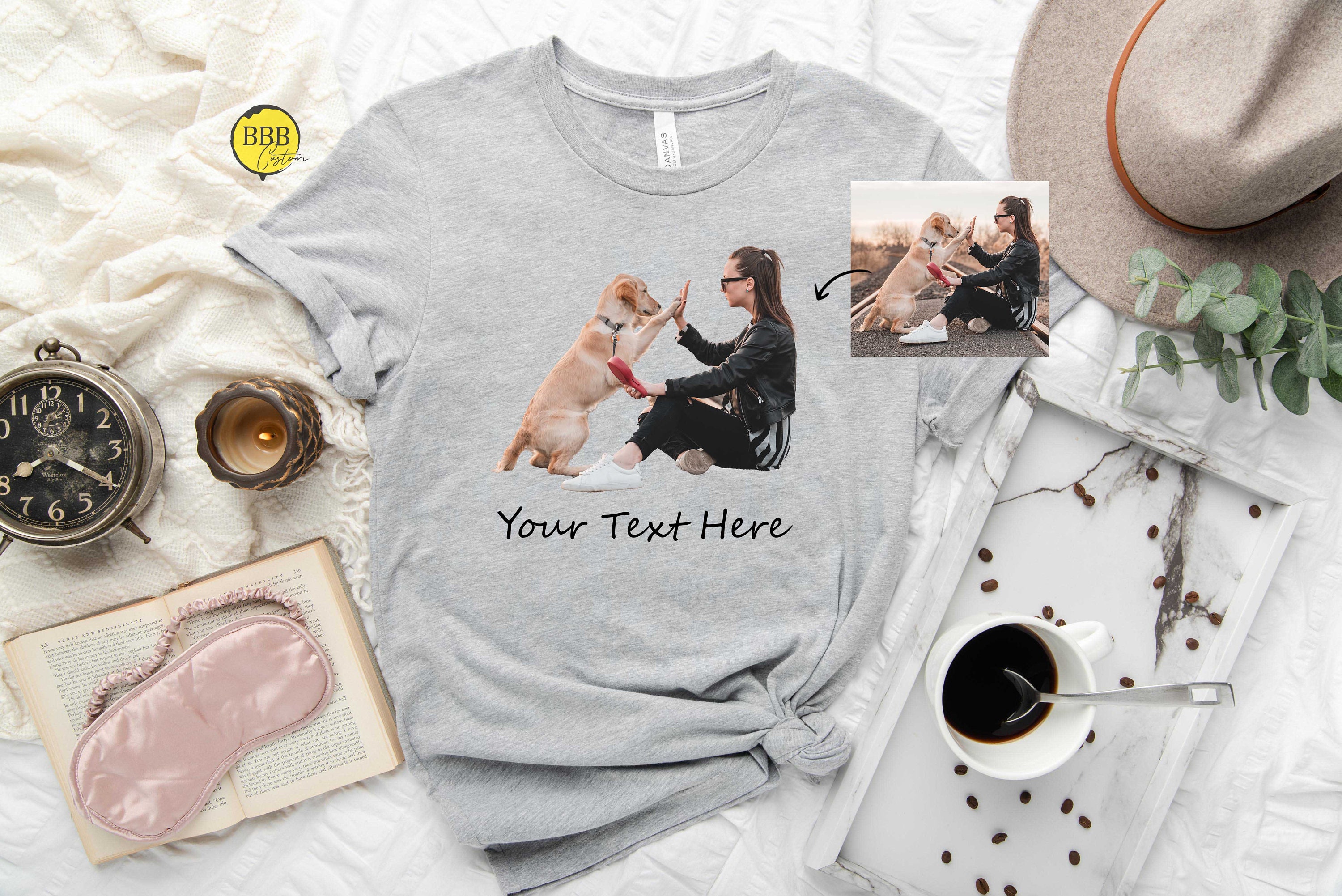 Custom Text and Photo Shirt, Custom Picture Shirt, Family Picture Shirt