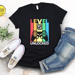 Birthday Shirt,Video Game Tshirt, Level Up Shirt, Birthday Boy Shirt, Birthday Girl Shirt,Women Shirt,Game Lovers Birthday, birthday Gift,