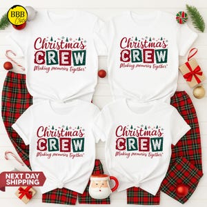 Christmas Crew Shirt: Making Memories Together Tee, Christmas Tree Gift