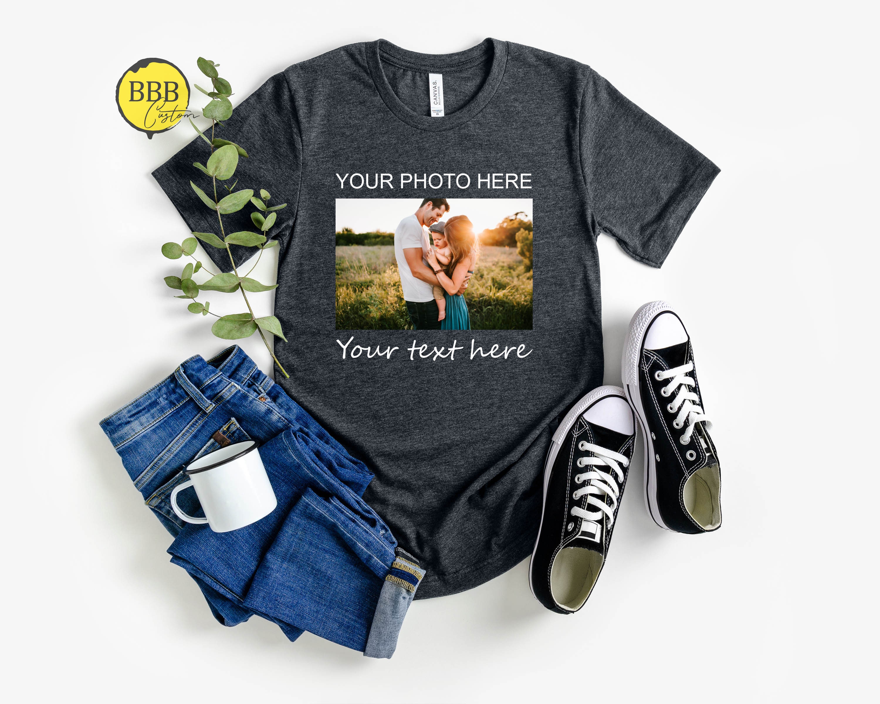 Custom Photo T-shirt, Custom Shirt, Custom Picture T-shirt