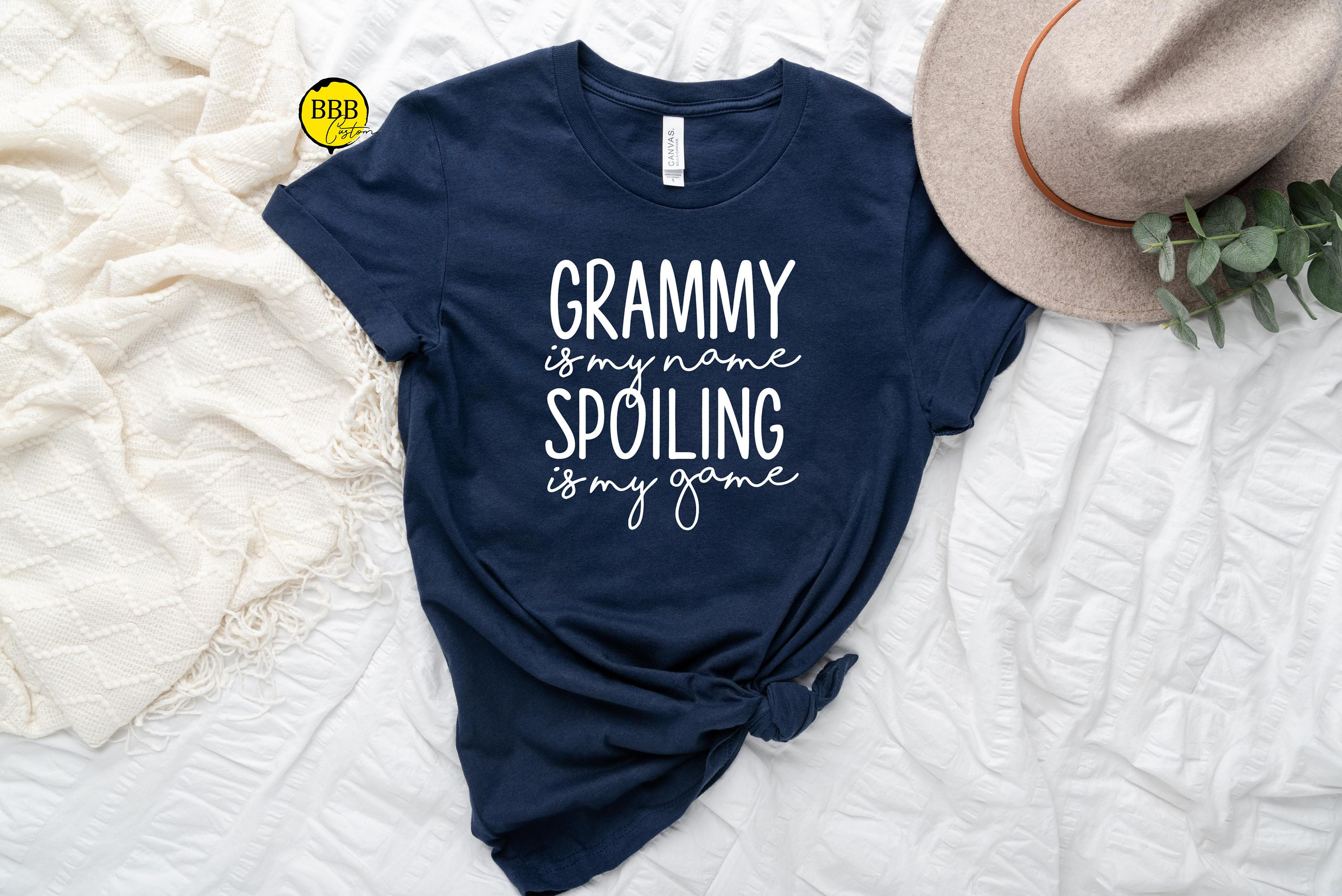 Grammy is My Name Spoiling is My Game Shirt Grandma Shirt - Etsy