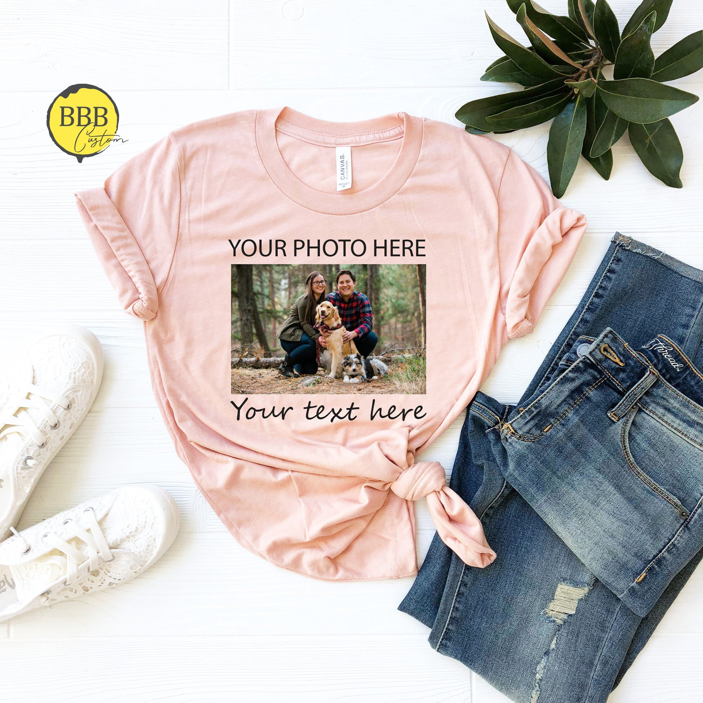 Custom Photo T-shirt, Custom Shirt, Custom Picture T-shirt