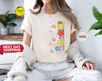 School Supplies Shirt, First Day Of School Tee, Teacher Appreciation Gift