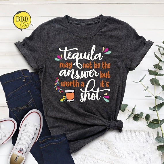 Cinco De Mayo Tequila Not The Answer Shot Premium T-Shirt Cinco De Mayo Tequila Not The Answer Shot Premium T-Shirt