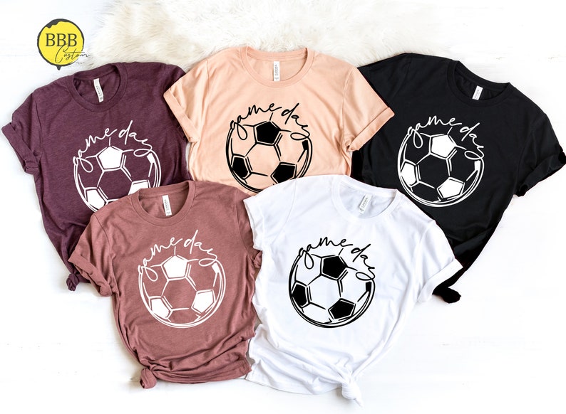 Game Day Shirt, Sports Parent Shirt, Soccer Mom Shirt, Soccer Shirt, Cute Mom Shirt, Sports Shirt, Game Day Vibes image 1