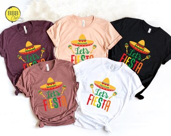 Let's Fiesta Bachelorette Party Shirt: Margarita Bridal Tee