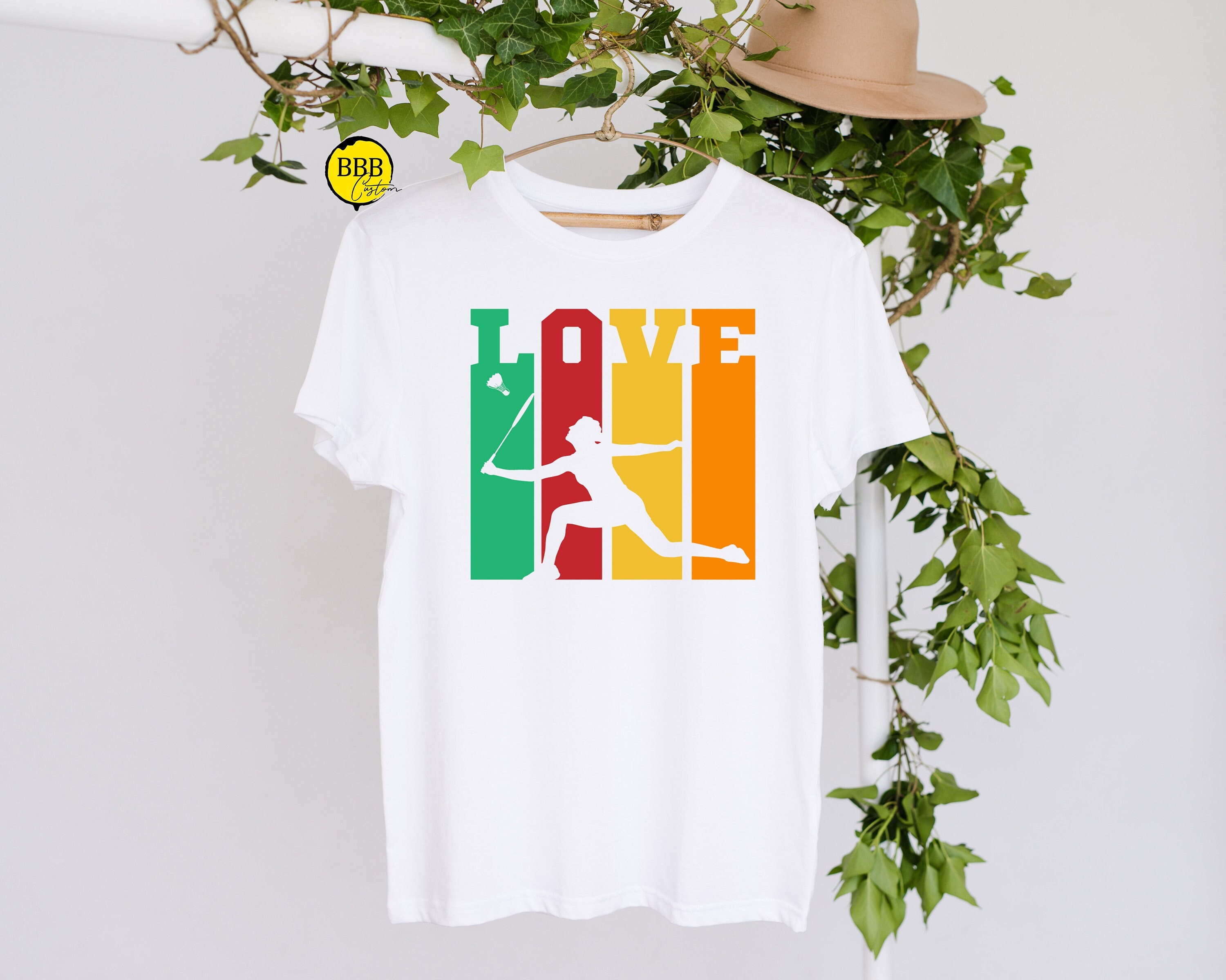 Love Badminton Shirt, Badminton Racket Shirt, Funny Saying Shirt, Sports Shirt