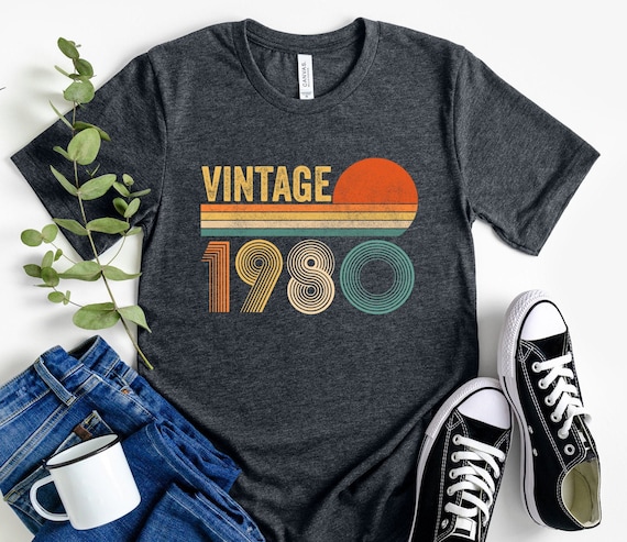 1980 Retro T-Shirt: 45th Birthday Gift