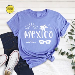 Mexico Trip Shirt, Mexico Vacation Shirt, Family 2025 T-Shirt, Summer Beach Shirt, Funny Palm T-Shirt, Family Vacation Tee, Mexican Gift Tee