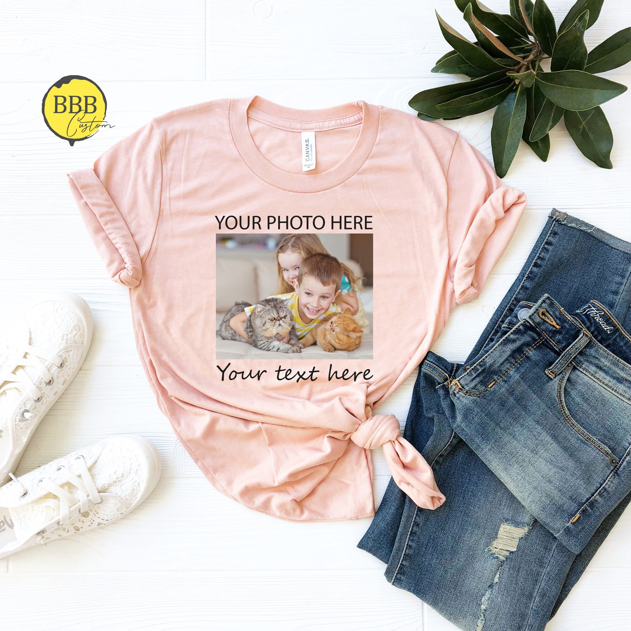 Custom Photo T-shirt, Custom Shirt, Custom Picture T-shirt