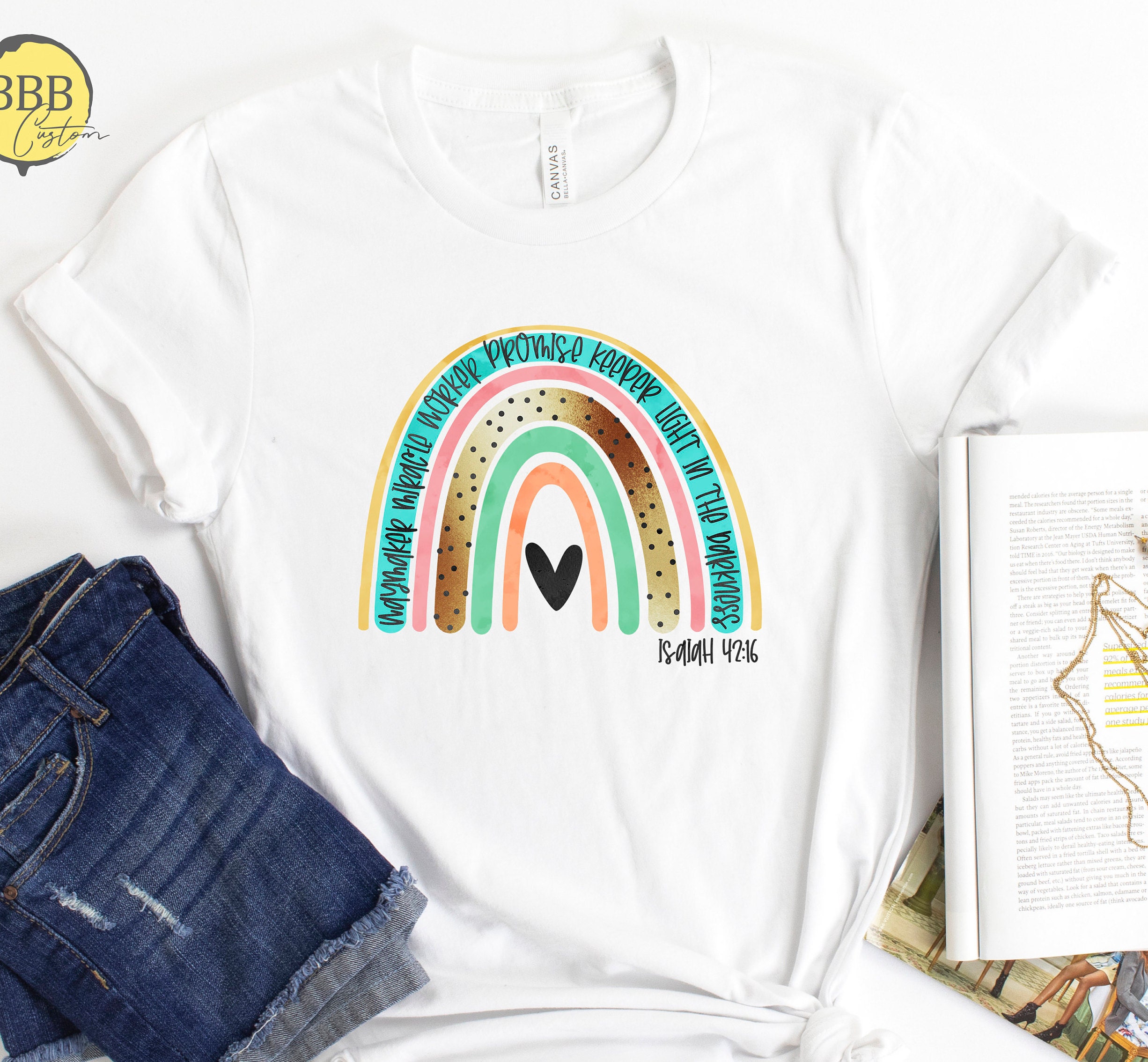 Way maker miracle worker shirt rainbow Clearance