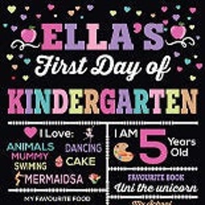 First/Last Day of School -A4 DIGITAL
