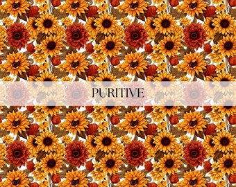 Sunflower seamless design