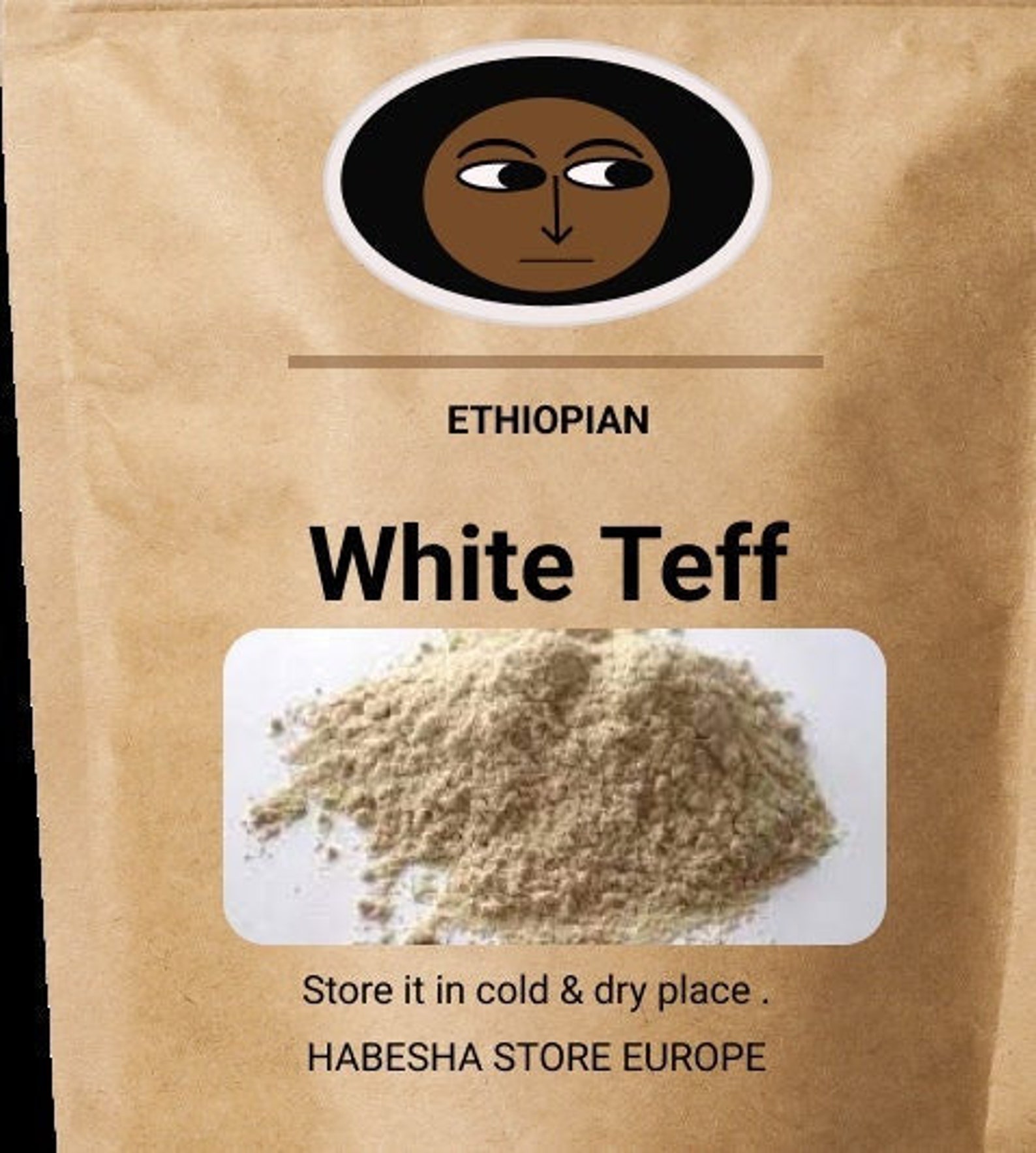 Ethiopian White Flour Teff / Ethiopian Food / Eritrean Food / Etsy