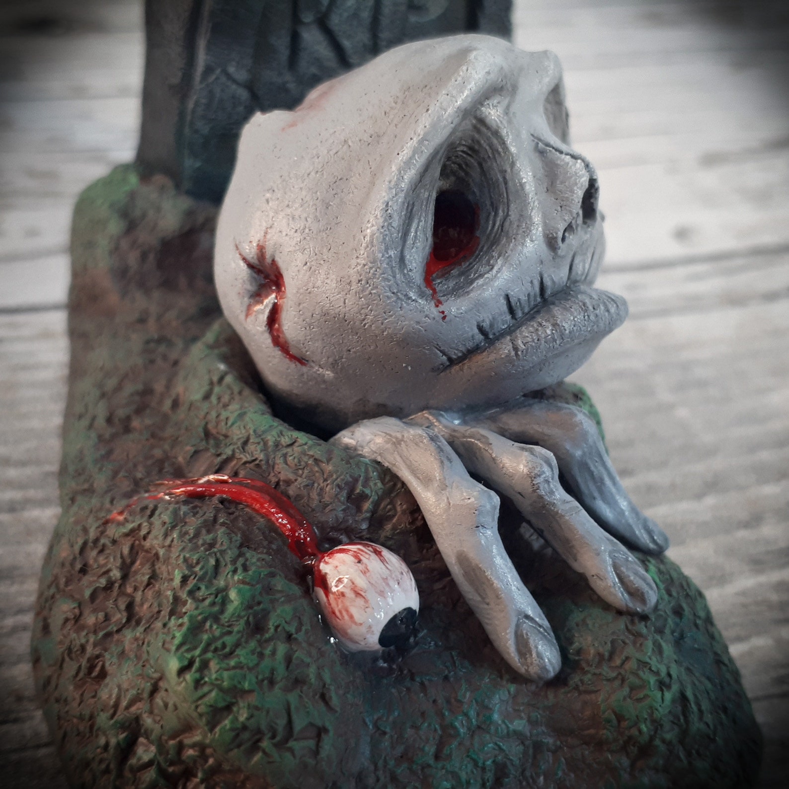 Zombie Clay Original Sculpture OOAK Collectable Figure Etsy