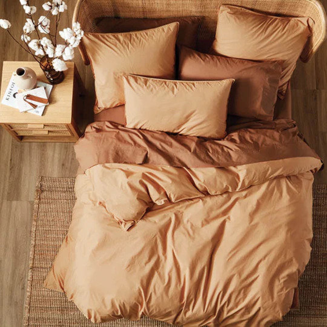 Sandalwood Cotton Duvet Cover / Sandalwood Duvet Cover With Etsy