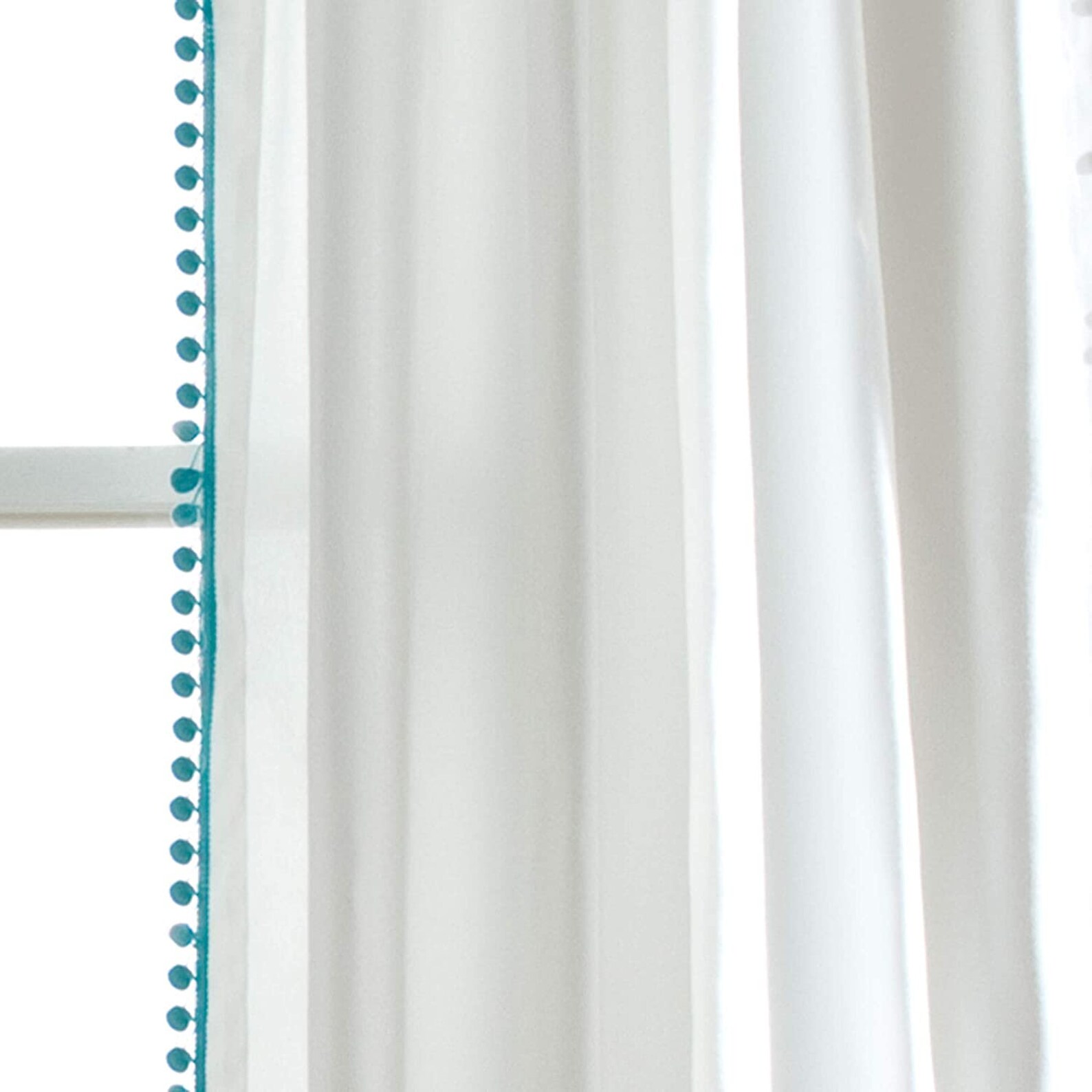 Tassels Shower Curtain Extra Long Farmhouse Shower Curtain Etsy