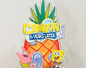 Sponge Bob Cake Etsy Sponge Bob Cake Etsy