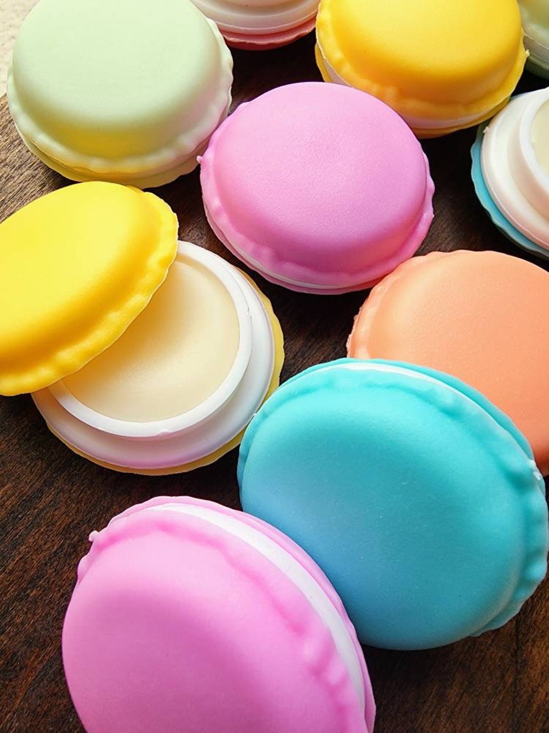 Macaron Lip Balm, Lip Balm Compact, Lip Butter, Gift for Her, Birthday