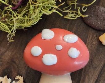 Mushroom soap, shea butter bar soap, mushroom gifts, mothers day gift