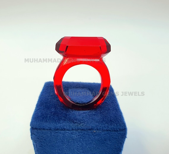 Ruby Full Faceted Gemstone Made Ring, Handmade Carving Ring, Fashion Ring, Custom Rings,  Gemstone Ring, Wedding Ring Gift For Women's