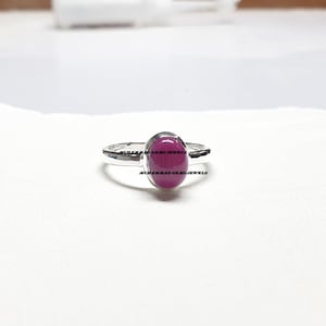 10K Solid White Gold Pink Star Sapphire Ring/Lindy Star Sapphire Ring/pink star sapphire/Wedding Engagement Ring For Women&#39;s Gift Solid Ring