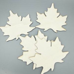 Maple Leaf Wood Shapes
