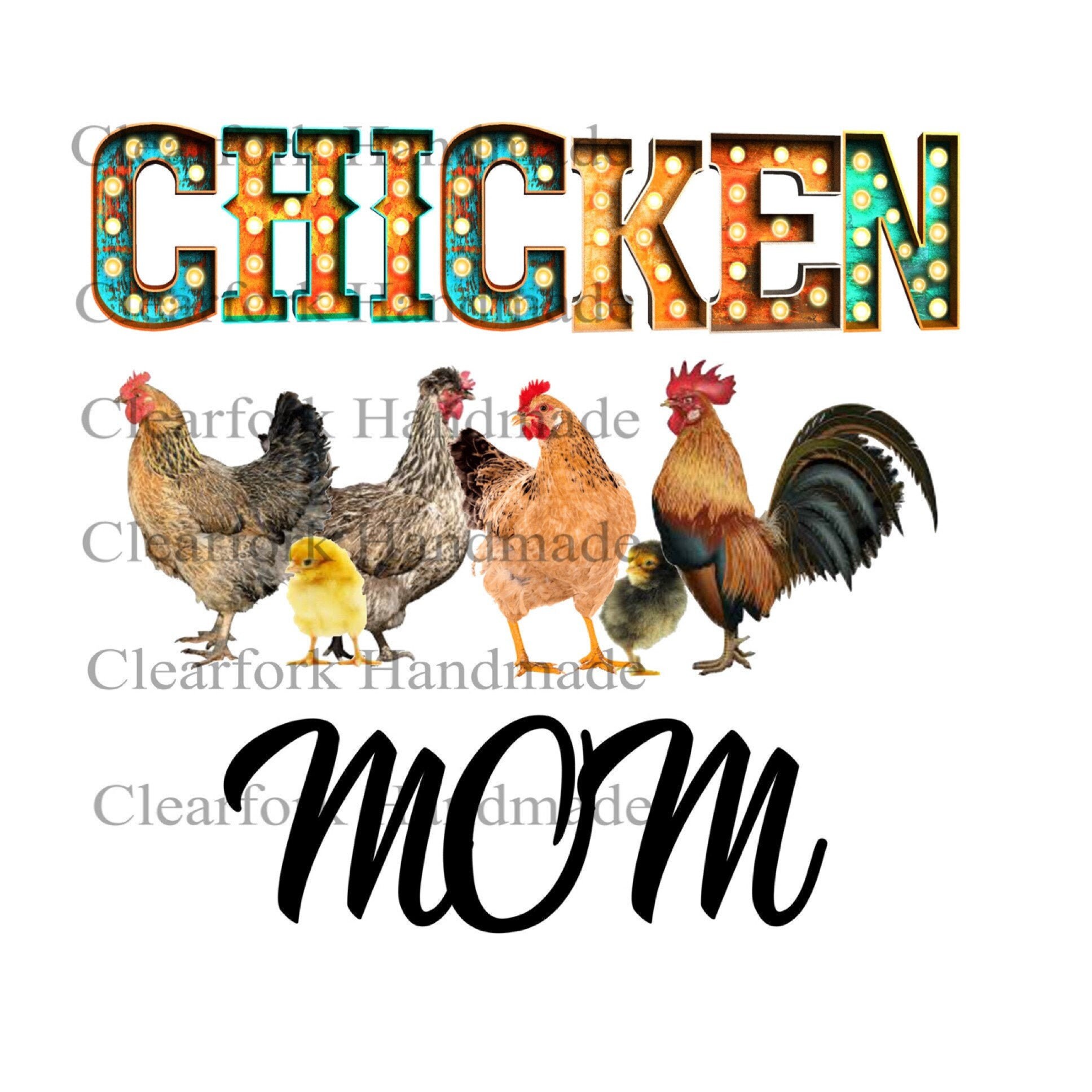 Chicken Mom PNG for Sublimation - Etsy
