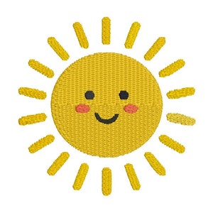 Sun Smile Embroidery