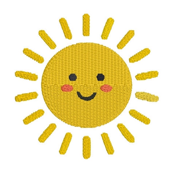 Sun Smile Embroidery