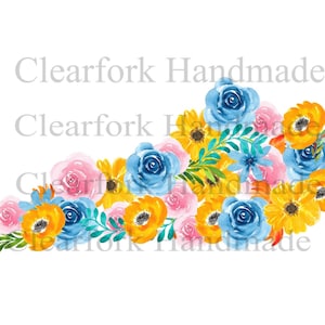 KY Floral PNG for Sublimation