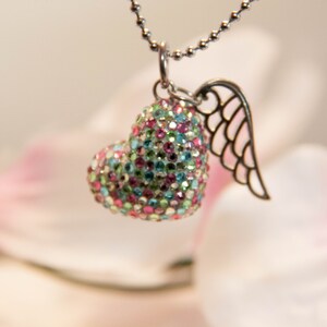 Swarovski Confetti Clear Rainbow Heart (2264)