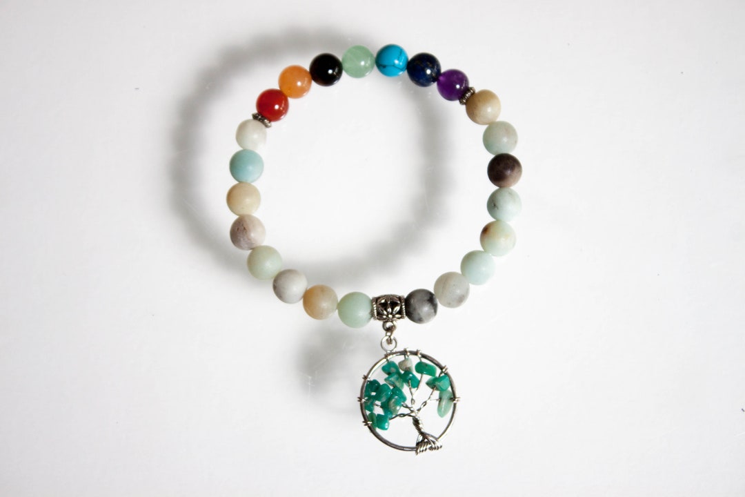Tree of Life Bracelet With the 7 Chakras 2010 - Etsy