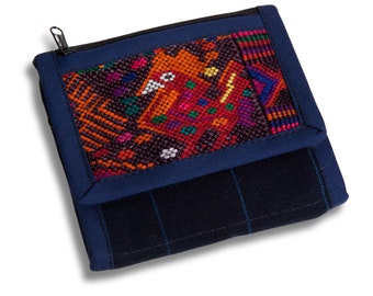 Guatemalan colorful fabric wallet B003