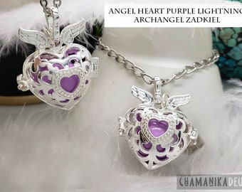 Angel Heart Purple Lightning Archangel Zadkiel 11992
