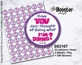 Thought Of Doing RECRUIT STICKERS - Sponsor Career Curiosity Team Details Inform Attention Company