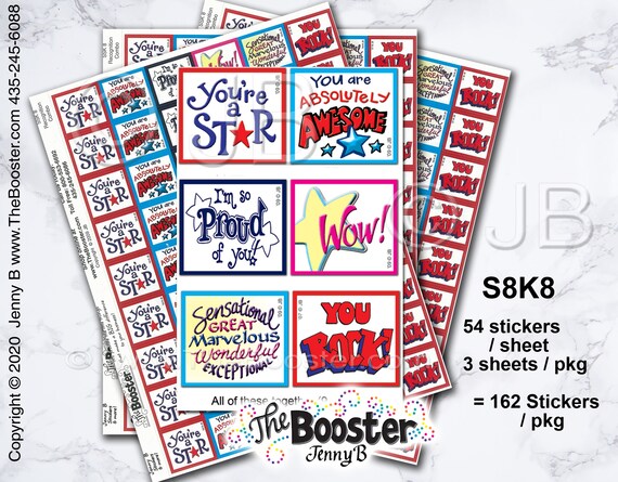 1INCH Motivational Stickers Students Reward Stickers Album Planner Notebook  DIY Well Done Stickers Teachers Kids Gift School Nursery Fun 